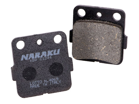 Plaquettes de frein Naraku organique pour Honda TRX 250-500, Yamaha YFM 125, Arctic Cat 400 DVX