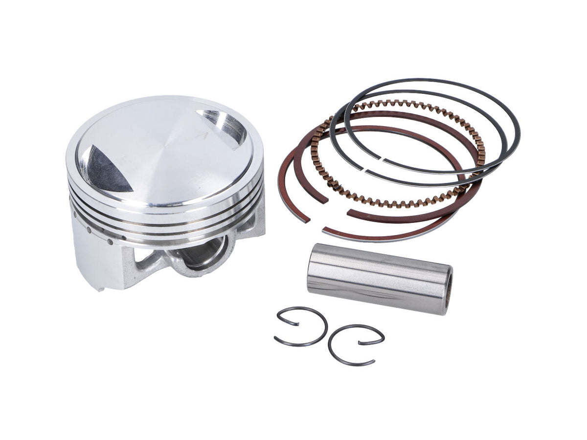 Piston complet Naraku 160ccm 58,5mm pour GY6 152QMI, 157QMI