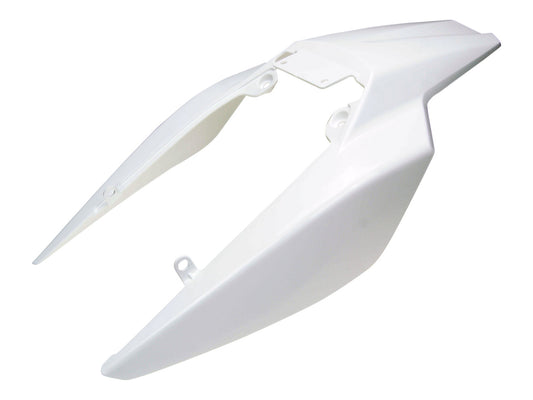 Coque arrière OEM blanc pour Derbi Senda 2011-, Gilera RCR, SMT 2011-