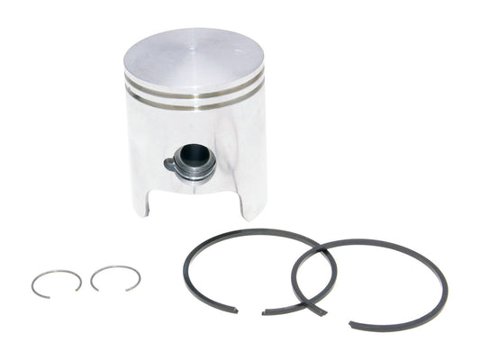 Piston complet (C) OEM pour moteur Piaggio / Derbi D50B0 (cylindre en fonte)