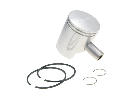Piston complet (D) OEM pour moteur Piaggio / Derbi D50B0 (cylindre en fonte)