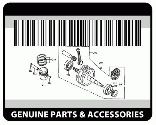 Le carter complet de lÃÂ´OEM pour le Derbi GPR 50 Nude 06-