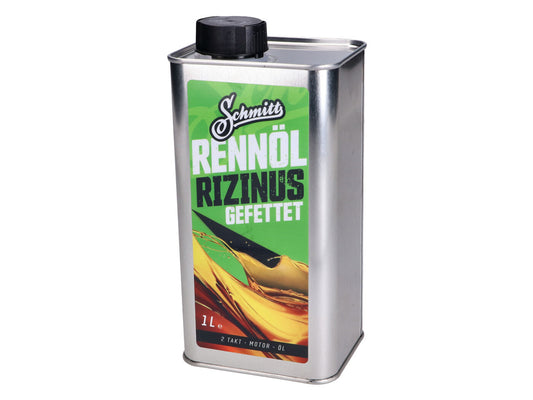 Huile moteur 2 temps Schmitt huile de ricin de course 1Litre