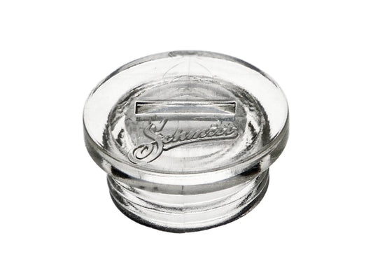 Vis de fermeture / vis de vidange Schmitt transparente M14x1 pour cyclomoteur / mobylette