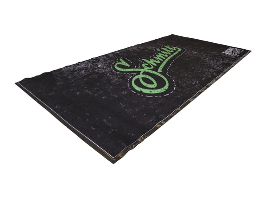 Tapis pour station-service / atelier Schmitt vert 200 x 100 cm