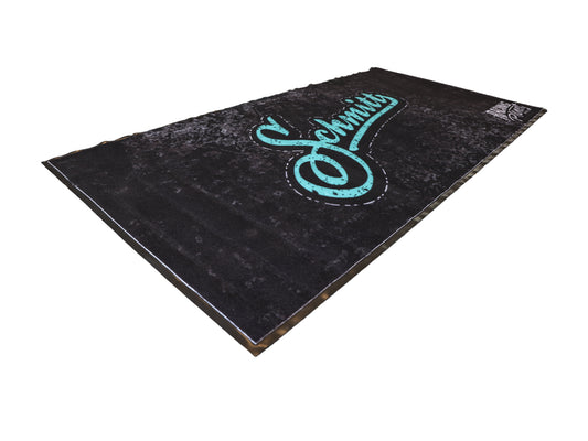 Tapis pour réservoir / atelier Schmitt, turquoise, 200 x 100 cm