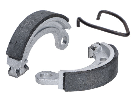 Mâchoires de frein Schmitt 90x18mm pour Puch Maxi, Hercules Prima, Garelli Bonanza, Saxonette, KTM Foxi, Ponny, Piaggio Bravo, Super, Zündapp A 25