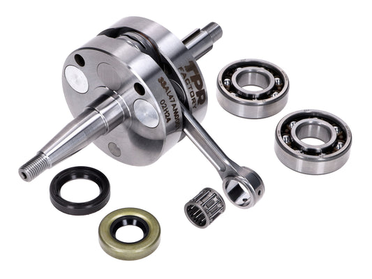 Vilebrequin TPR Factory 100cm course 47mm pour Minarelli AM6, Aprilia, Beta, Peugeot