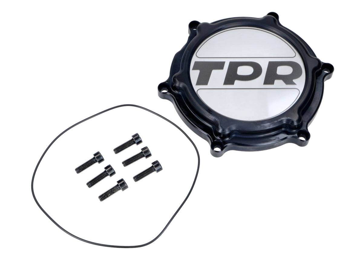 Couvercle dÂ´embrayage TPR Factory transparent CNC pour Minarelli AM3, AM4, AM5, AM6