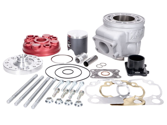 Kit de cylindres TPR Factory 100ccm 47mm course 14mm pour Minarelli AM6, Aprilia, Beta, Peugeot