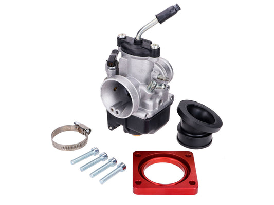Kit carburateur TPR Factory 360° VHST 28 100ccm pour Minarelli AM6, Aprilia, Beta, Peugeot
