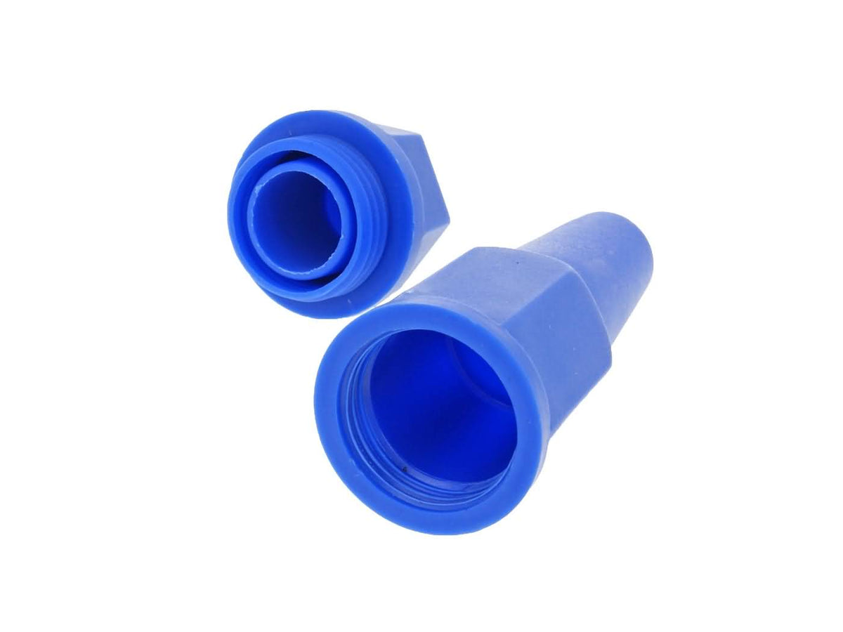 BoÃ®tier de bougie dÃÂ´allumage en plastique bleu universel
