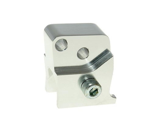 Rehausse dÃÂ´amortisseur CNC 2 trous platinum pour Peugeot horizontal