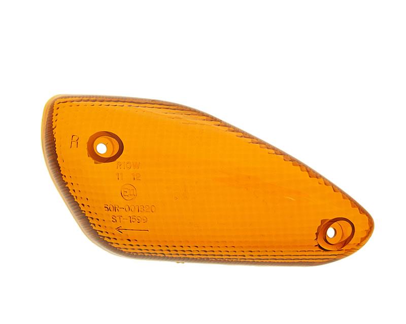 Cabochon de clignotant avant droit pour Yamaha Aerox, MBK Nitro (99-)