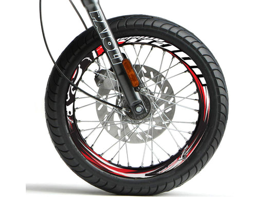 Set dÂ´autocollants pour bord de jante VOCA Racing 16-17 pouces pour 2 jantes
