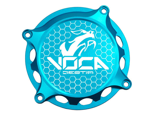 Couvercle dÂ´allumage Voca CNC turquoise pour Minarelli AM6