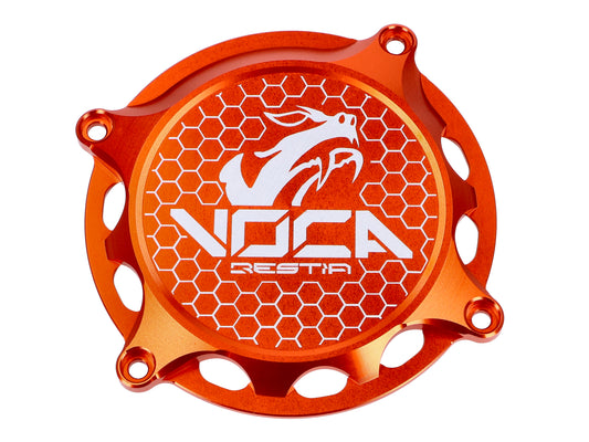 Couvercle dÂ´allumage Voca CNC orange pour Minarelli AM6