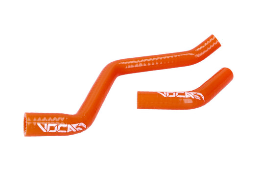 Kit durite de refroidissement Voca HQ renforcée orange pour Derbi Senda DRD D50B Euro3, Euro4