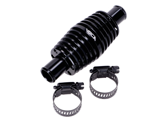 Refroidisseur instantané VOCA aluminium noir (40x106) 17mm raccord de tuyau