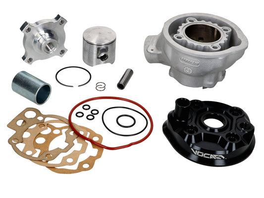 Kit cylindre Voca Bestia culasse noire 80cc d.50mm pour Minarelli AM6