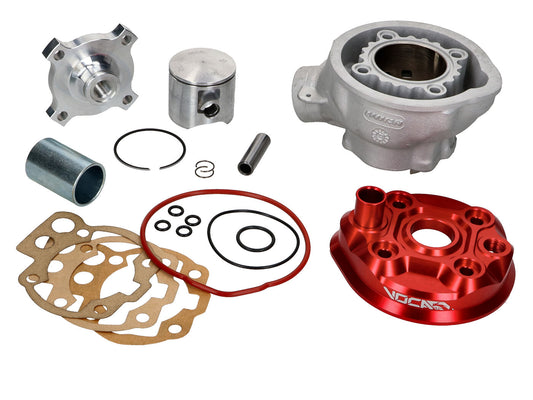Kit cylindre Voca Bestia culasse rouge 80cc d.50mm pour Minarelli AM6