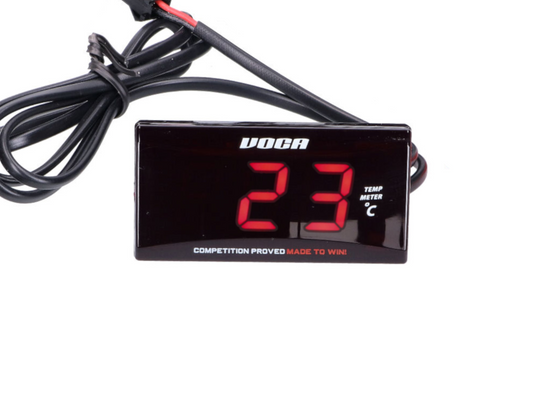 Affichage de la température VOCA Racing Temp-Meter 0-120ºC, rouge