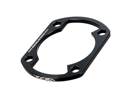 Spacer / plaque dÂ´écartement pied de cylindre Voca CNC 50ccm 5mm pour Yamaha DT