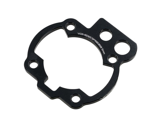 Spacer / plaque dÂ´écartement pied de cylindre Voca CNC 50ccm 5mm pour Minarelli AM6