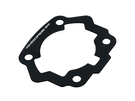 Spacer / plaque dÂ´écartement pied de cylindre Voca CNC 50ccm 1,5mm pour Derbi Euro2