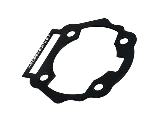 Spacer / plaque dÂ´écartement pied de cylindre Voca CNC 50ccm 2mm pour Derbi Euro3