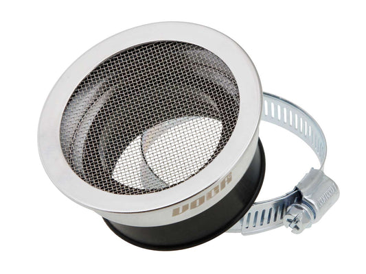 Tulipe dÂ´admission VOCA 48mm chromé pour PWK, carburateur à boisseaux plat