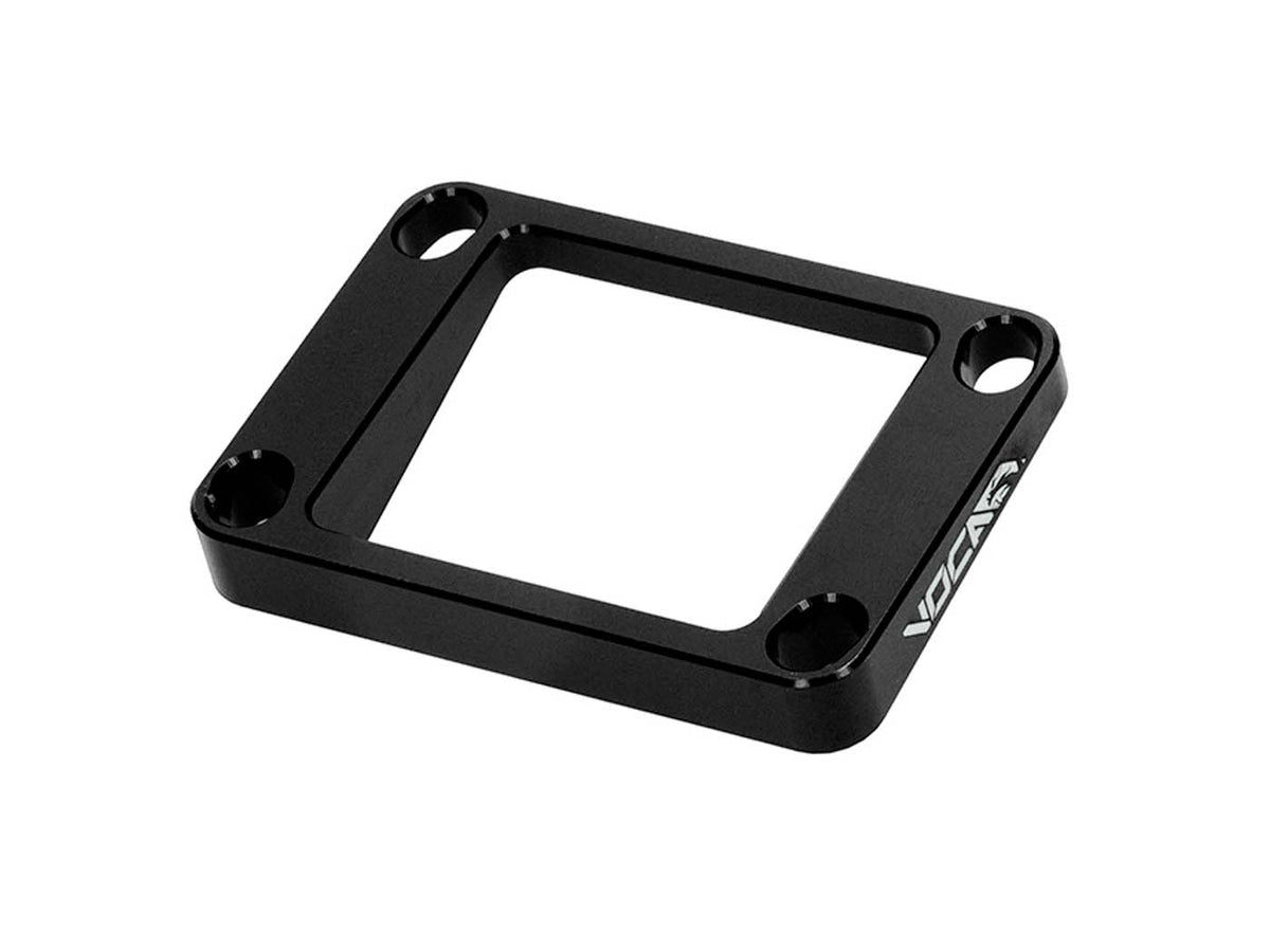 Spacer / plaque dÂ´écartement bloc membrane Voca CNC 5° 5mm noir pour Derbi AM6 50