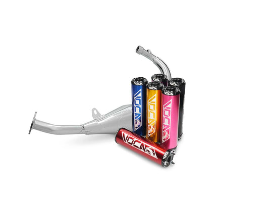 Pot dÂ´échappement Voca chromé 50/70cc pour Minarelli AM6