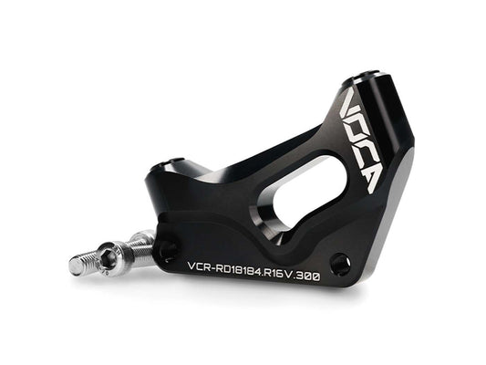Adaptateur dÂ´étrier de frein Voca 300mm disque de frein noir pour Sherco 50