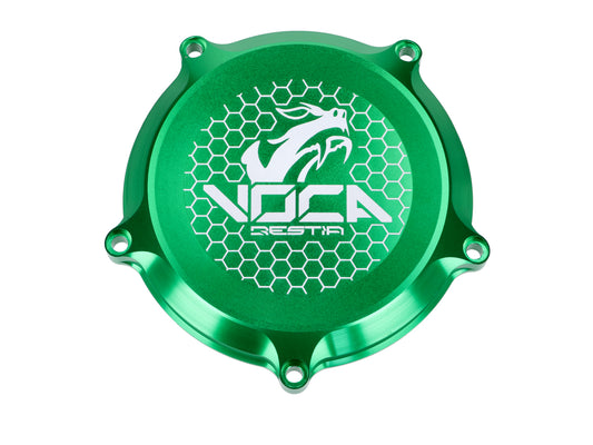 Couvercle dÂ´embrayage Voca CNC vert pour Minarelli AM6