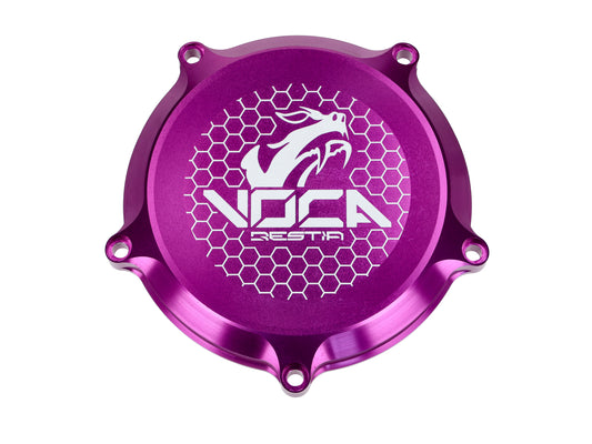Couvercle dÂ´embrayage Voca CNC violet pour Minarelli AM6