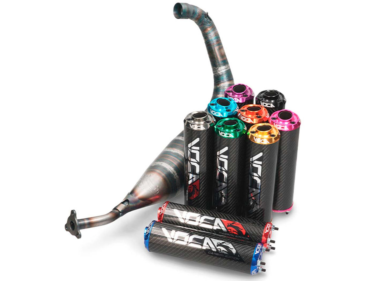 Échappement Voca Racing 80cc pour HM-Motos CRE, Derapage, Six, SM