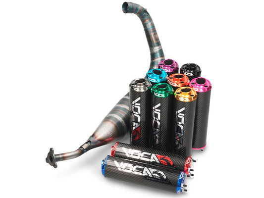 Échappement Voca Racing 80cc pour HM-Motos CRE, Derapage, Six, SM