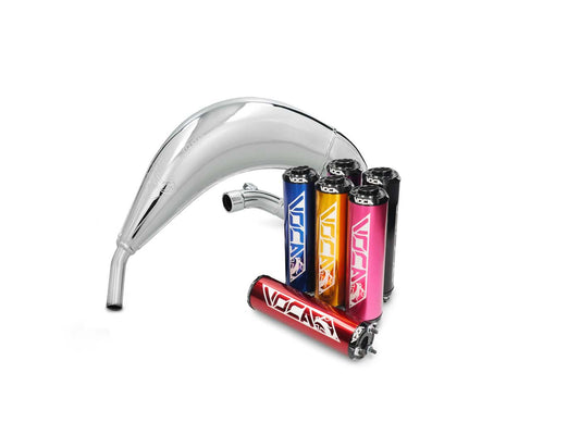 Pot dÂ´échappement Voca Cross chromé 50/70cc pour Fantic