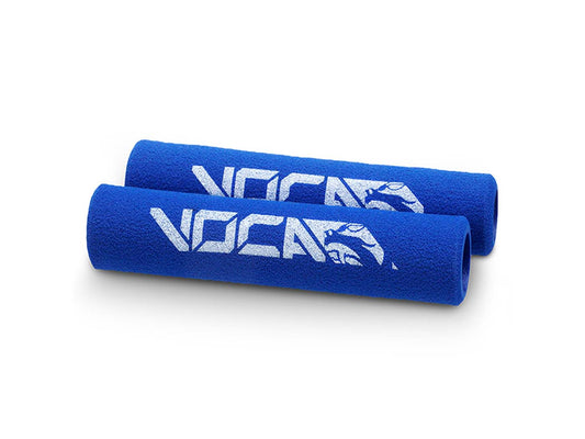 Revêtement de levier de frein VOCA Racing caoutchouc mousse bleu - 2 pièces