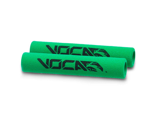 Revêtement pour levier de frein VOCA Racing caoutchouc mousse vert - 2 pièces