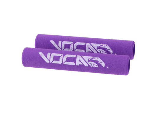Revêtement pour levier de frein VOCA Racing en caoutchouc mousse violet foncé - 2 pièces