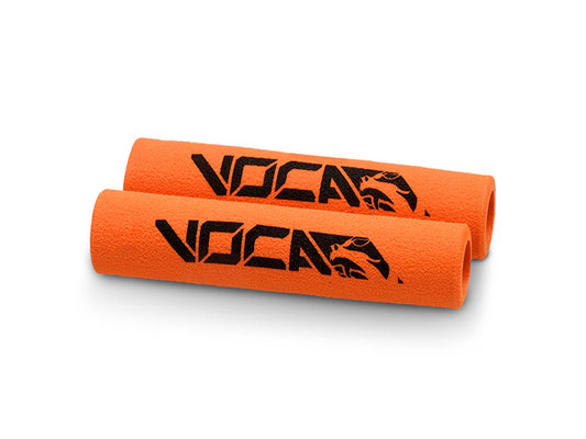 Couvre levier de frein VOCA Racing caoutchouc mousse orange - 2 pièces