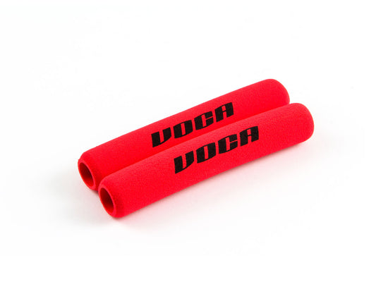 housse de levier de frein VOCA caoutchouc mousse de course rouge - 2 pièces