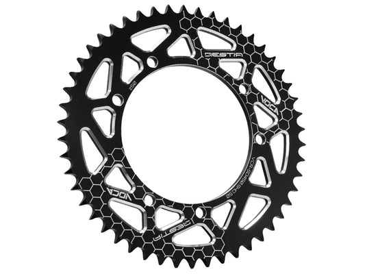 Pignon Voca CNC 50 dents 428 noir pour Sherco Enduro, SM