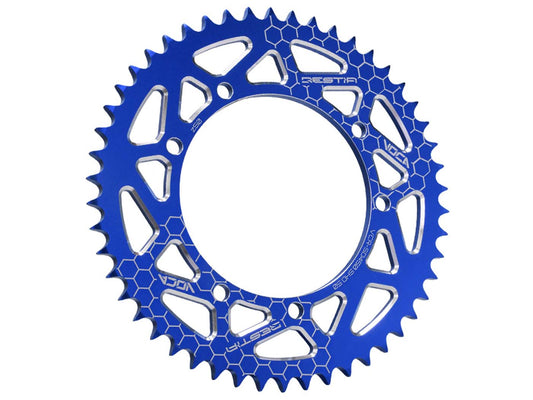 Pignon Voca CNC 50 dents 428 bleu pour Sherco Enduro, SM