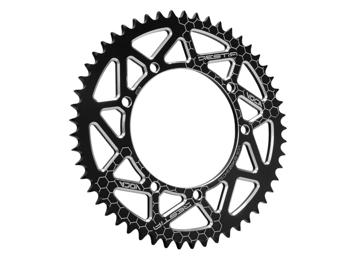 Pignon Voca CNC 53 dents 428 noir pour Sherco Enduro, SM