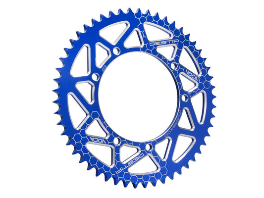 Pignon Voca CNC 53 dents 428 bleu pour Sherco Enduro, SM