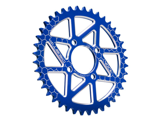 Pignon Voca CNC 40 dents 420 bleu pour Yamaha DT 50