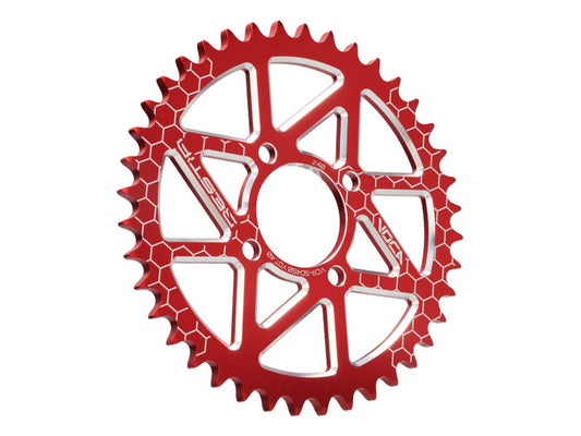 Pignon Voca CNC 40 dents 420 rouge pour Yamaha DT 50